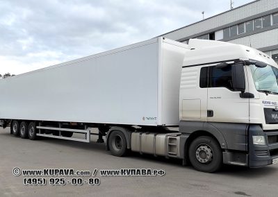 Изотермический полуприцеп на шасси Wielton 16м