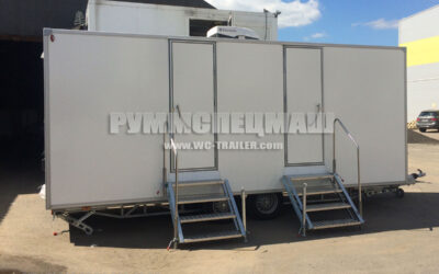Прицеп туалет на 6 кабинок Люкс