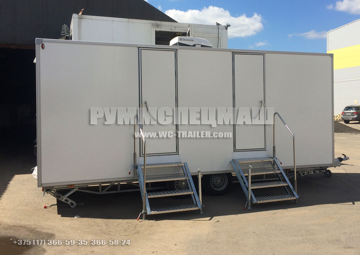 Прицеп туалет на 6 кабинок Люкс