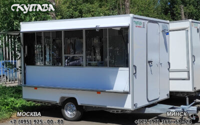 Торговый одноосный прицеп 813210