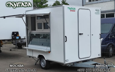 Торговый одноосный прицеп 813211-25