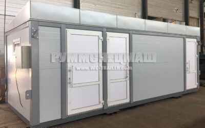 Модульное здание туалет на 7 кабинок