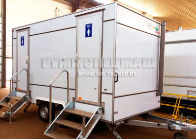 Прицеп туалет на две кабинки
