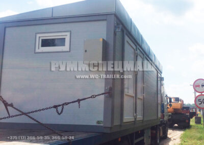 Модульное здание туалет на 7 кабинок