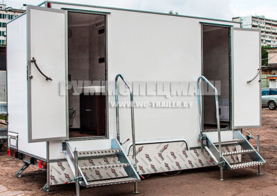 Прицеп туалет на две кабинки