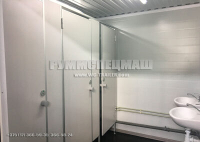 Модульное здание туалет на 7 кабинок