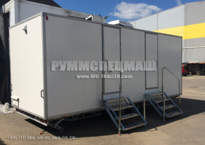 Прицеп туалет на 6 кабинок Люкс