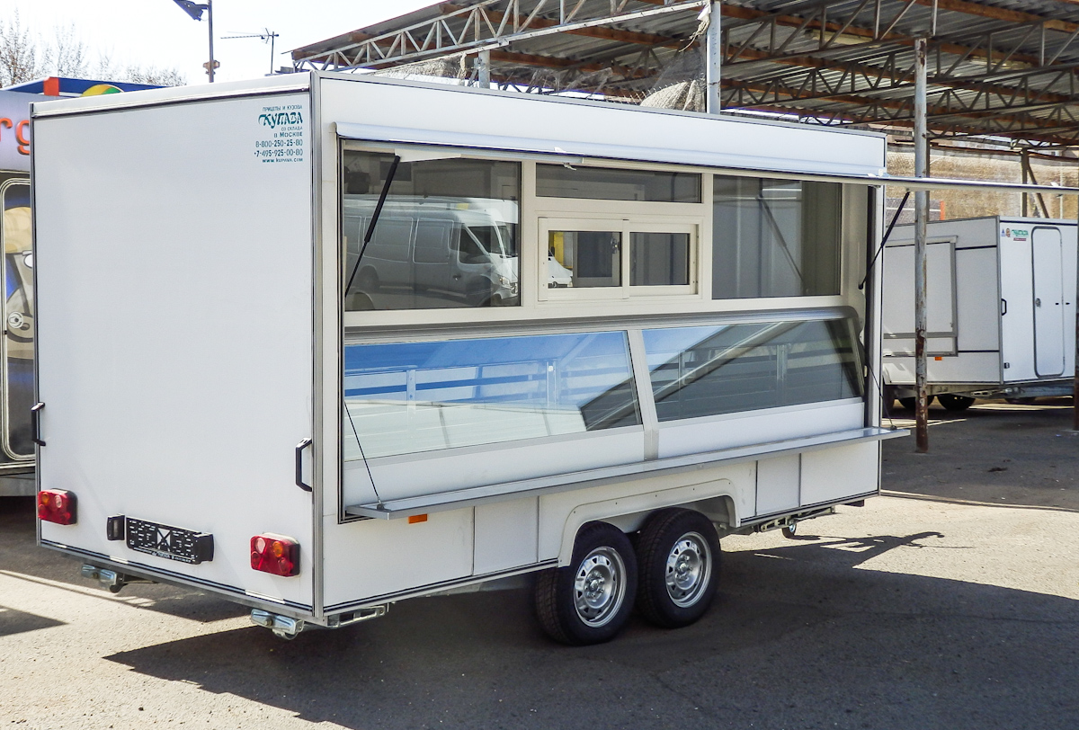 Торговый двухосный прицеп 813230 Х