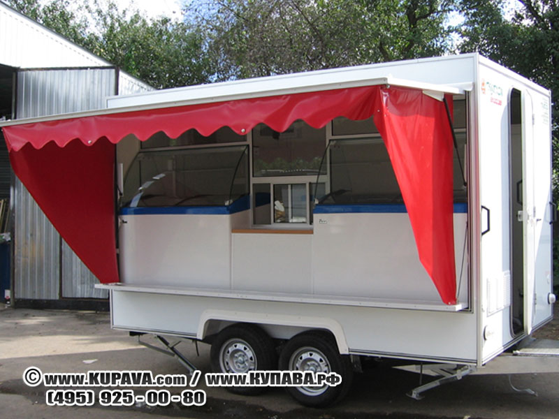 Автоприцеп торговый  813230 мягкое мороженное